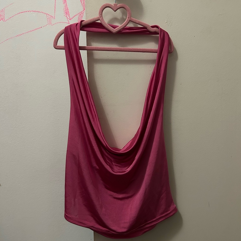 Urban Outfitters Pink Draped Top